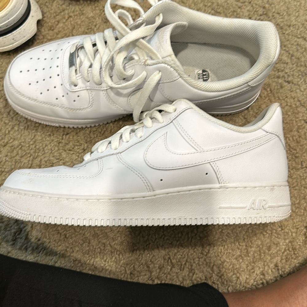 All white Air forces